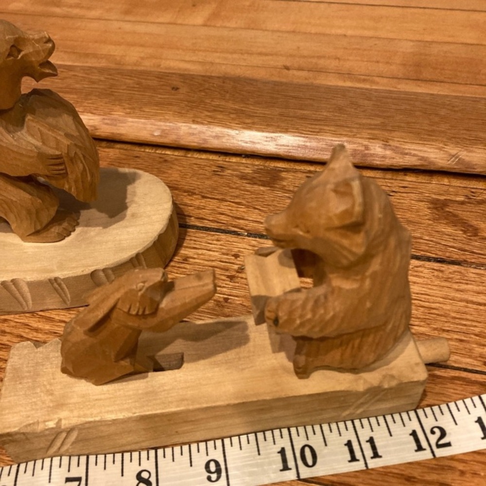 Handcrafted Wooden Animal Figurine